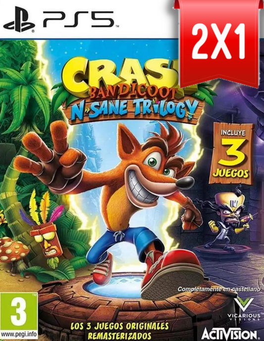 Crash N Sane Trilogy PS5 (🔥PROMO 2X1🔥)