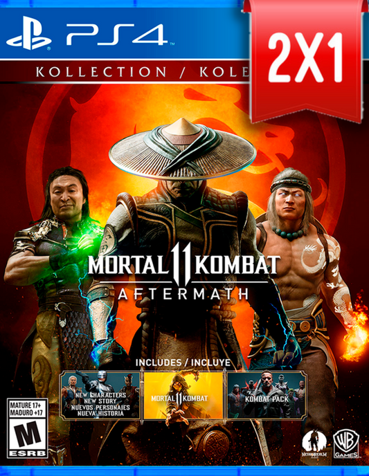 Código Mortal Kombat 11 Aftermath PS4 (🔥PROMO 2X1🔥)