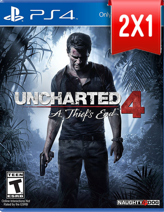 Código Uncharted 4 PS4 (🔥PROMO 2X1🔥)