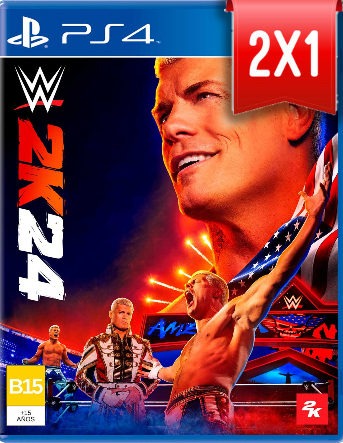 Código WWE 2K24 PS4 (🔥PROMO 2X1🔥)